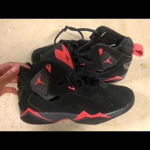 Red and black Jordan’s